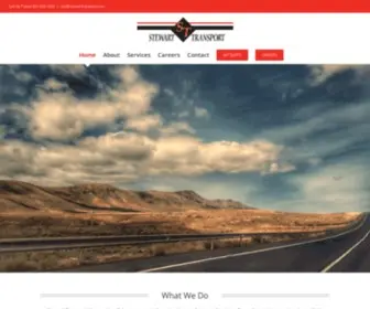 Stewarttransport.com(Logistics and Transportation in Phoenix AZ) Screenshot