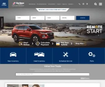 Stewhansenhyundai.com(Stew Hansen Hyundai) Screenshot
