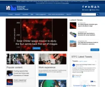 STFC.ac.uk(Science and Technology Facilities Council (STFC)) Screenshot