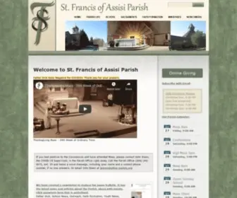 Stfoa.org(Francis of Assisi Parish) Screenshot