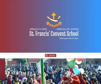 STfrancisagra.org(Francis Convent School) Screenshot