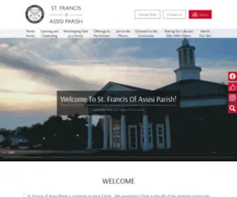 STfrancisgm.org(St. Francis of Assisi Parish) Screenshot