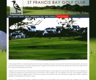 STfrancisgolf.co.za(St Francis Bay Golf Club) Screenshot