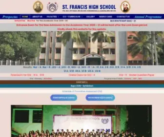 STfrancishighschoolsslc.com(Francis High School) Screenshot