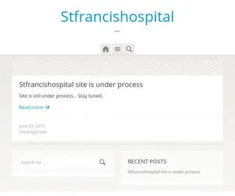 STfrancishospital.net(Stfrancishospital) Screenshot