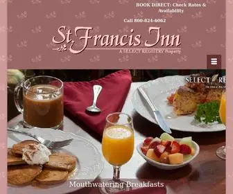 STfrancisinn.com(#1 BEST Rated Bed And Breakfast St Augustine) Screenshot