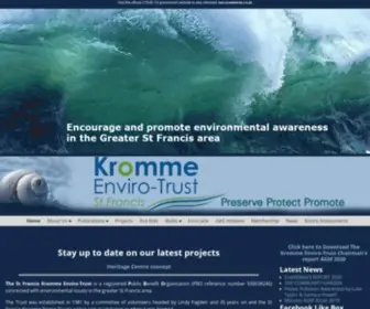 STfranciskrommetrust.co.za(Preserve Protect Promote) Screenshot