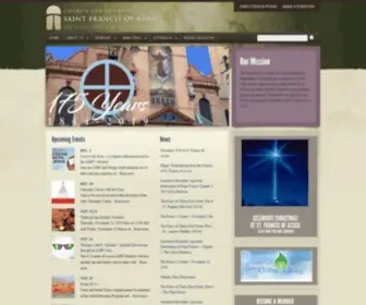 STfrancisnyc.org(Catholic church NYC) Screenshot