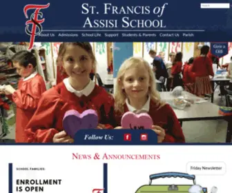 STfrancisofassisisea.org(St. Francis of Assisi School) Screenshot