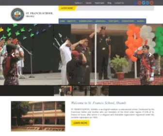 STfrancisschoolshamli.com(St francis Shamli) Screenshot