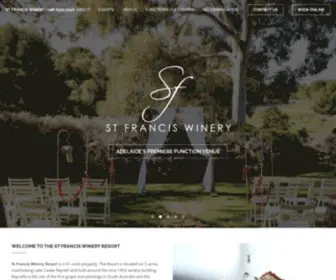 STfranciswinery.com.au(St Francis Winery) Screenshot