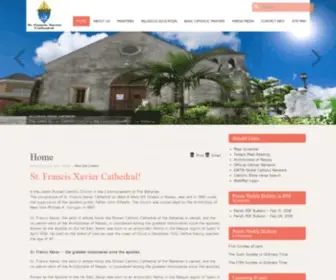 STfrancisXaviercathedral.org(Saint Francis Xavier Cathedral) Screenshot