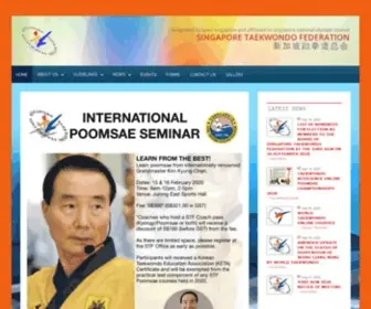 STF.sg(Singapore Taekwondo Federation) Screenshot