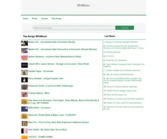 Stfumusic.org(Forsale Lander) Screenshot