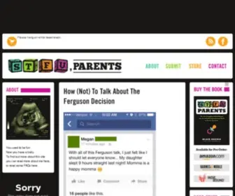 Stfuparentsblog.com(STFU, Parents) Screenshot