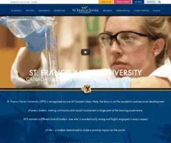 STFX.ca(StFX University) Screenshot