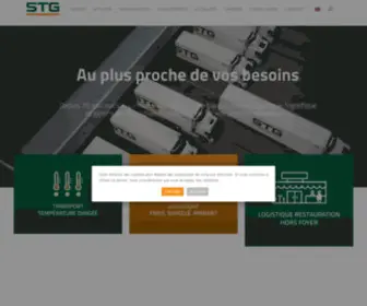 STG-Logistique.fr(Transport frigorifique et logistique alimentaire en France et Europe) Screenshot