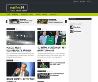 Stgallen24.ch(News aus der Region St) Screenshot