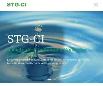 STgci.com(Société) Screenshot