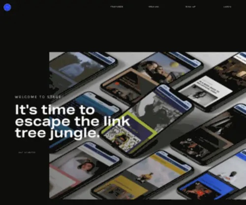 Stge.io(One Page Social Sites For Musicians) Screenshot