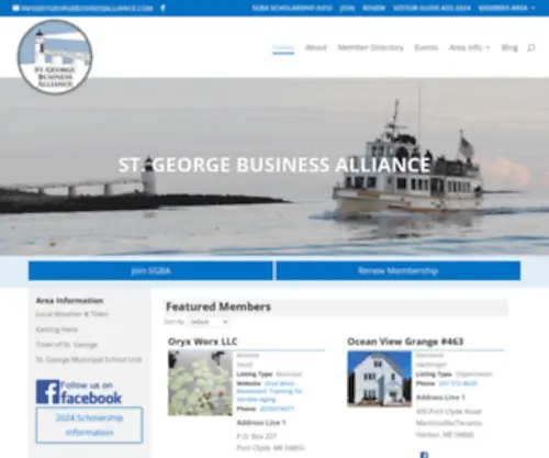 Stgeorgebusinessalliance.com(George Business Alliance) Screenshot