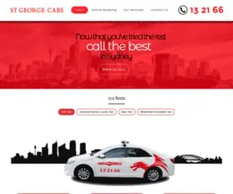 Stgeorgecabs.com.au(Book your taxi in just a few seconds) Screenshot