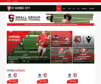 Stgeorgecity.com.au(St George Football Association Information) Screenshot