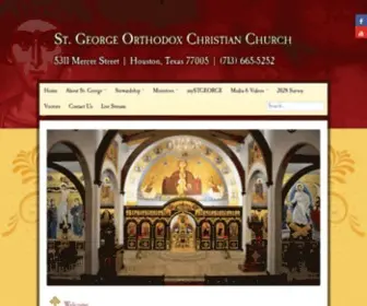 Stgeorgehouston.com(St. George Orthodox Christian Church) Screenshot