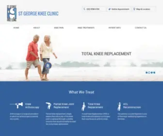 Stgeorgekneeclinic.com.au(Dr Neville J Rowden Sydney NSW) Screenshot