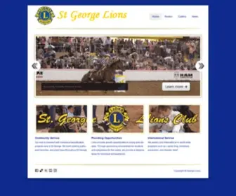 Stgeorgelions.com(St George Lions) Screenshot