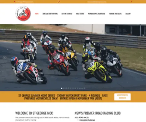 Stgeorgemcc.com(George Motorcycle Club) Screenshot