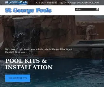 Stgeorgepools.com(Saint George Fiberglass Swimming Pools) Screenshot