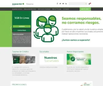 Stgeorgesbank.com.pa(Banco en Panamá) Screenshot