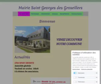 Stgeorgesdesgroseillers.fr(Vie Municipale) Screenshot