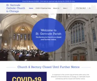Stgertrudechicago.org(St. Gertrude) Screenshot