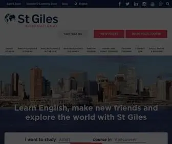 Stgiles-International.com(English Language Schools in the UK) Screenshot