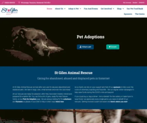 Stgilesanimalrescue.co.uk(St Giles Animal Rescue) Screenshot