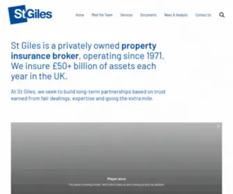 Stgilesgroup.co.uk(St Giles Insurance & Finance) Screenshot