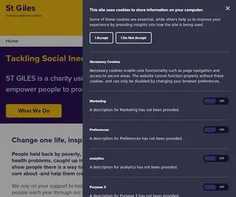 Stgilestrust.org.uk(St Giles) Screenshot