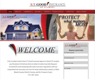 Stgoodinsurance.com(Good Insurance of Florida) Screenshot