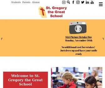 STgregsschool.org(St. Gregory The Great School) Screenshot