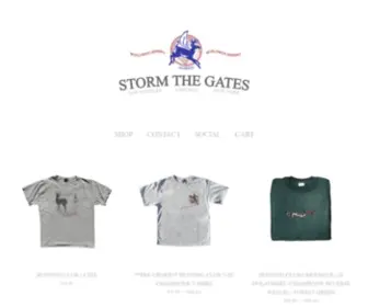 STgwear.com(STORM THE GATES) Screenshot