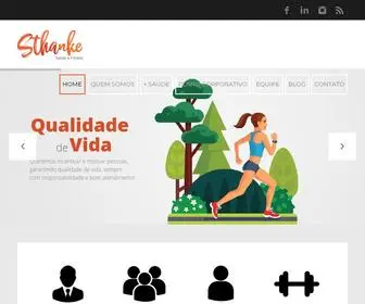 Sthanke.com.br(Sthanke Saúde e Fitness) Screenshot