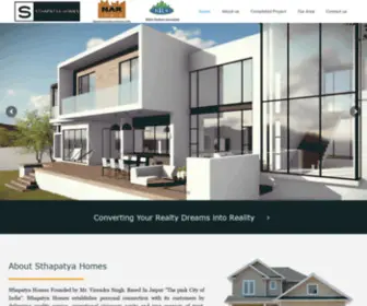 Sthapatyahomes.com(Commercial & Residency Building Construction) Screenshot