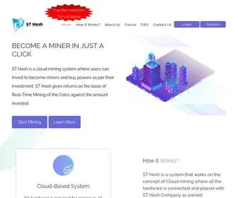 Sthash.com(Best Cloud Bitcoin Mining Company) Screenshot