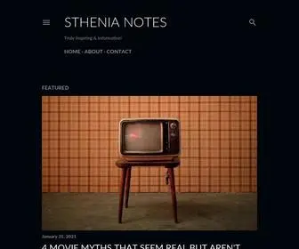 Sthenianotes.com(STHENIA NOTES) Screenshot