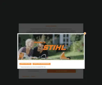 Sthil.com(The innovative and groundbreaking company STIHL) Screenshot