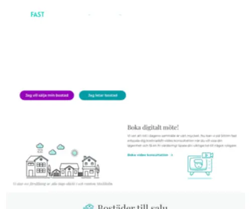 STHLmfast.se(Fastighetsbyrå Stockholm) Screenshot