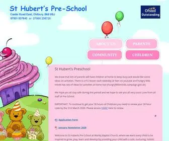 Sthubertspreschool.co.uk(St Huberts Pre School) Screenshot