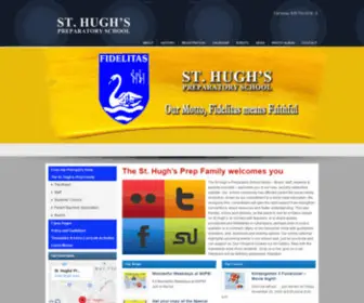 Sthughsprep.com(A private school established 1899 in Kingston) Screenshot